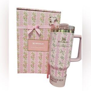 Stanley x LoveShackFancy Beaux Pink 40oz LSF Cup Factory in box NEW